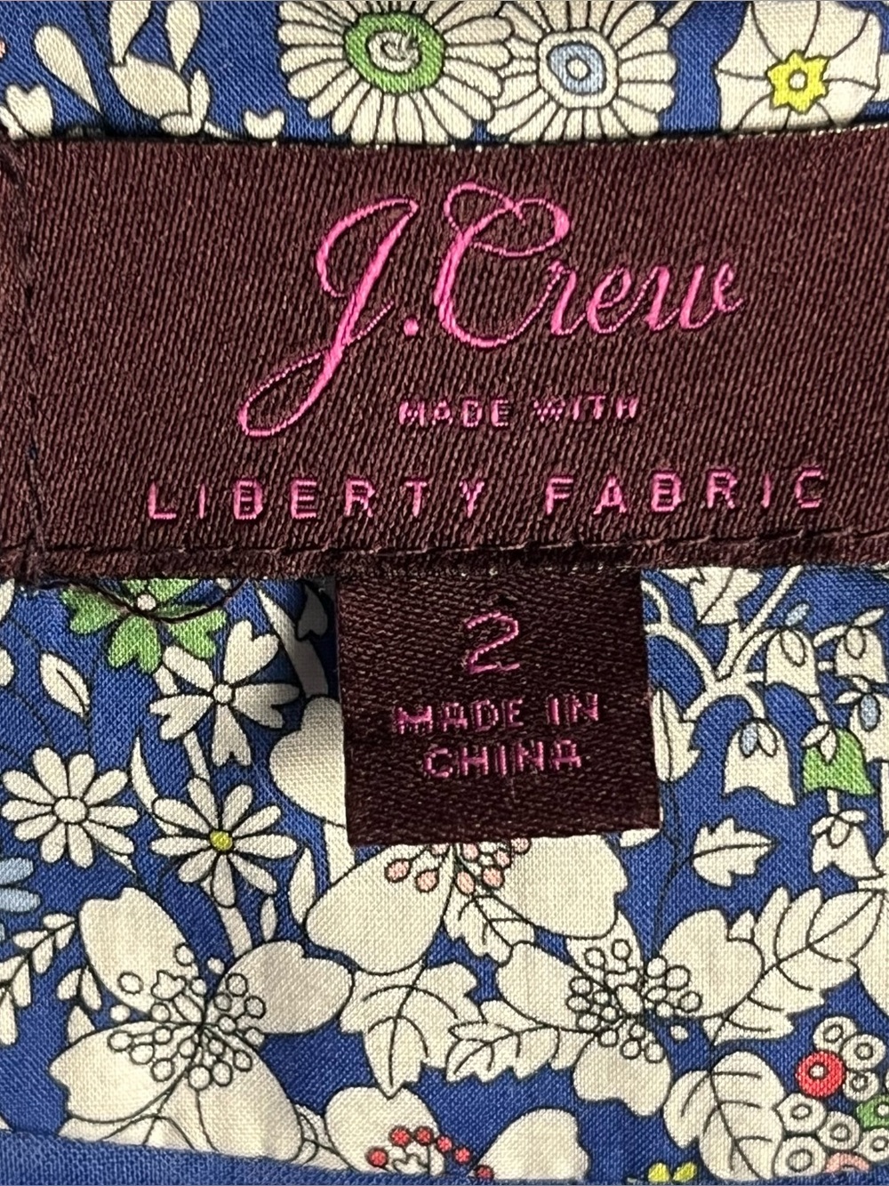 J Crew x Liberty Long Tiered Dress Liberty® June's Meadow Ditzy Floral Midi 2 - Picture 15 of 16